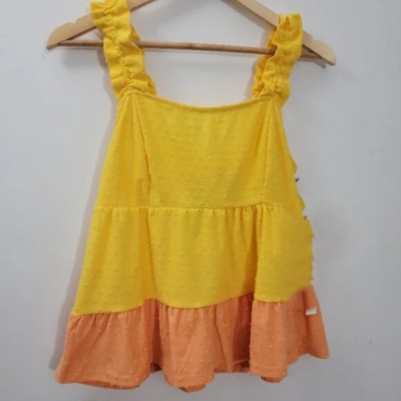 S.C. Society Babydoll Tiered Tank Top XL - Picture 1 of 4